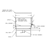 30 x 48 Santa Maria grill plans main assembly drawing