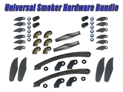 hinges, handles, and other accessories for a smoker