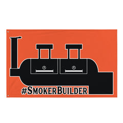 offset smoker logo on a flag