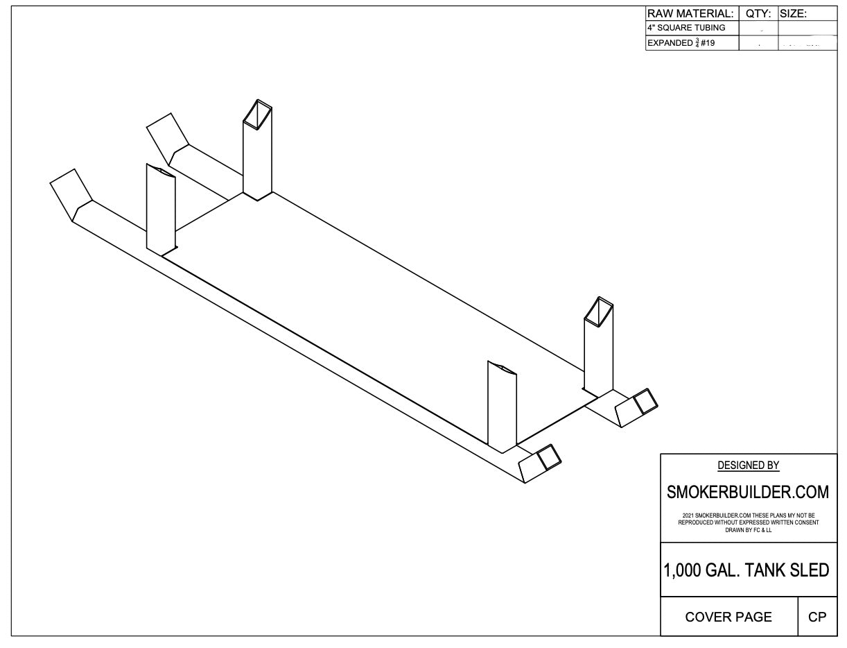 offset smoker sled blueprint