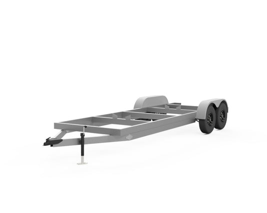 cad image of smoker trailer