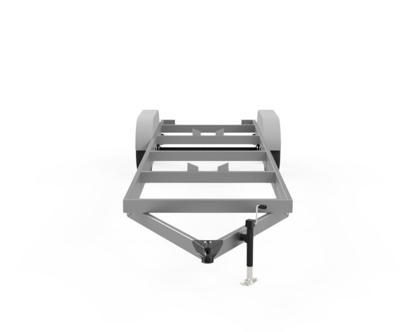 cad image of smoker trailer