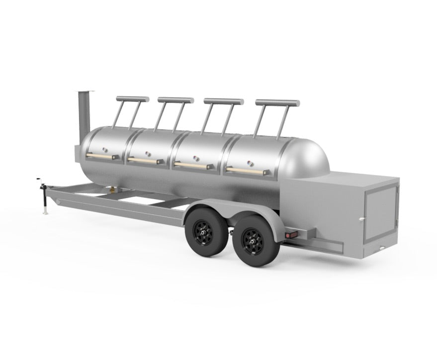 1000 Gallon Offset Smoker Plans With Scoop Baffle Insulated Fire Box