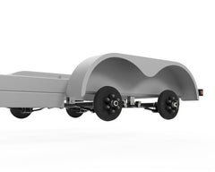 cad image of smoker trailer