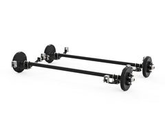 cad image of smoker trailer