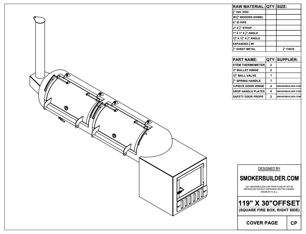 offset smoker blueprint