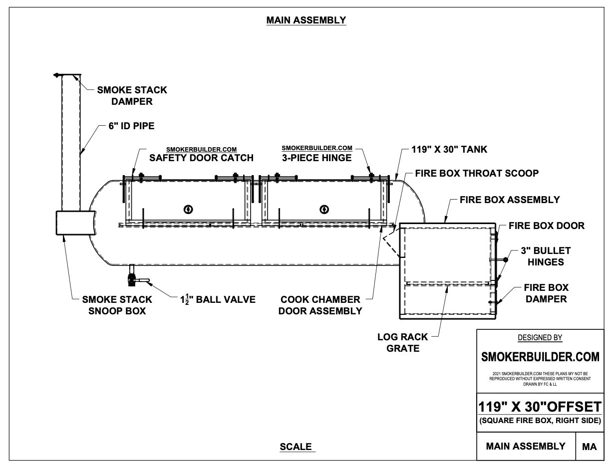 offset smoker blueprint