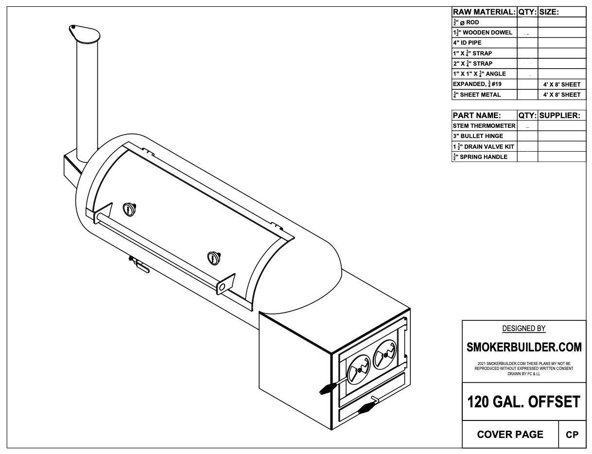 offset smoker blueprint