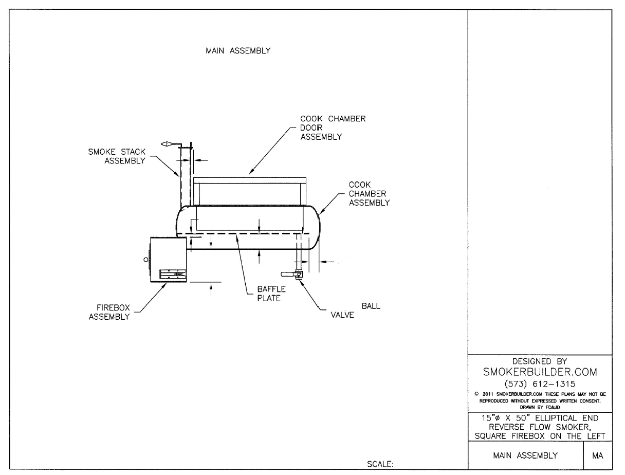 reverse flow smoker blueprint