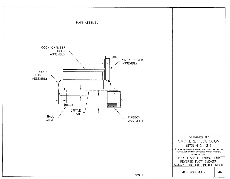 reverse flow smoker blueprint
