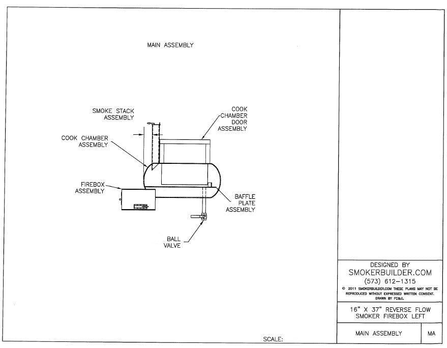 reverse flow smoker blueprint