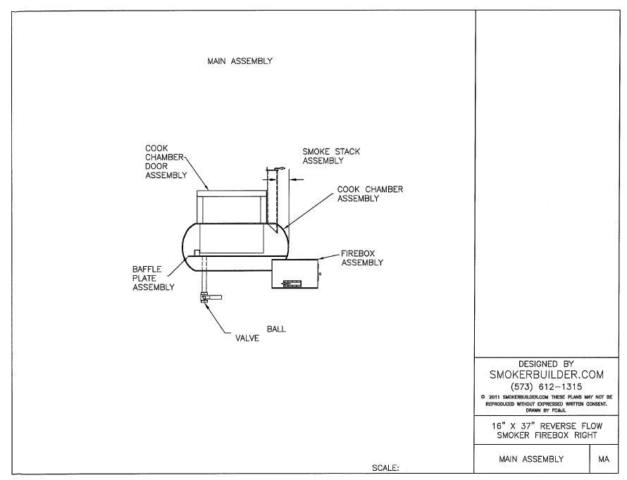 reverse flow smoker blueprint