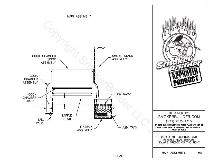reverse flow smoker blueprint