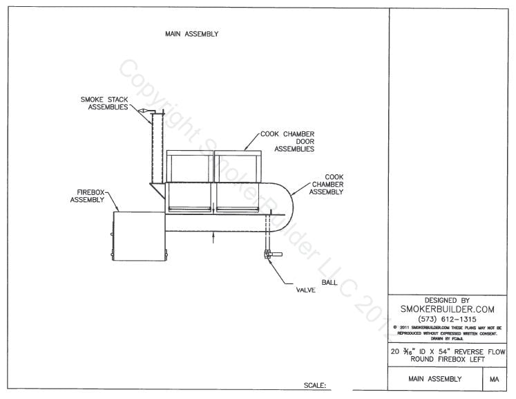 reverse flow smoker blueprint