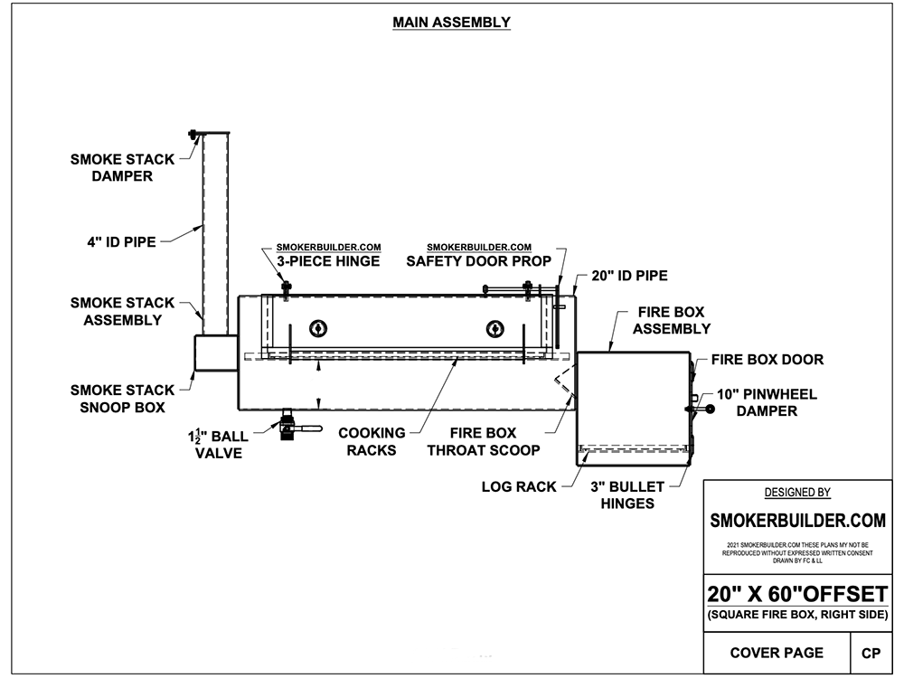 offset smoker blueprint