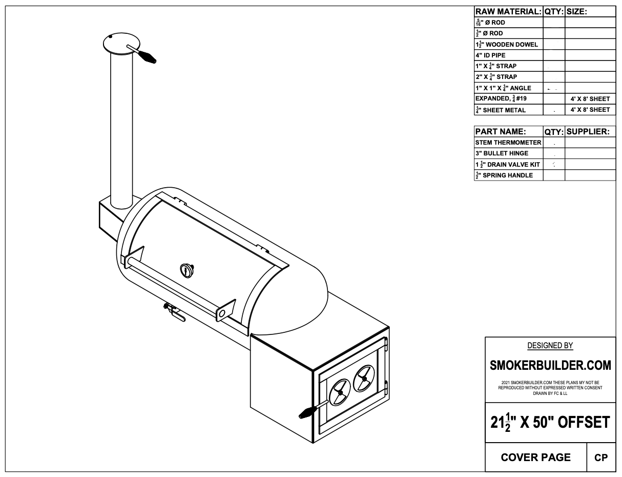 offset smoker blueprint