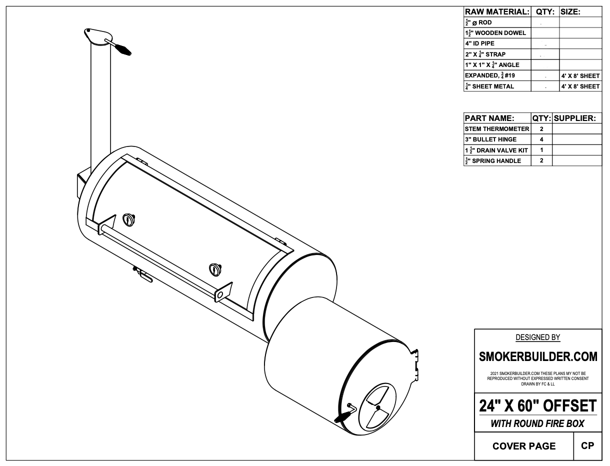 offset smoker blueprint