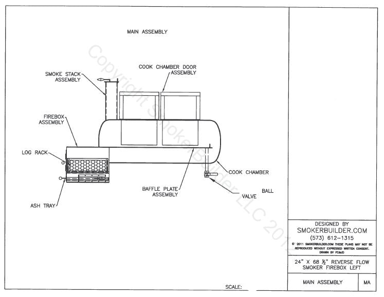 reverse flow smoker blueprint