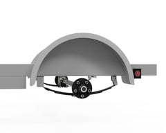 cad image of smoker trailer