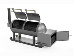 offset smoker cad image