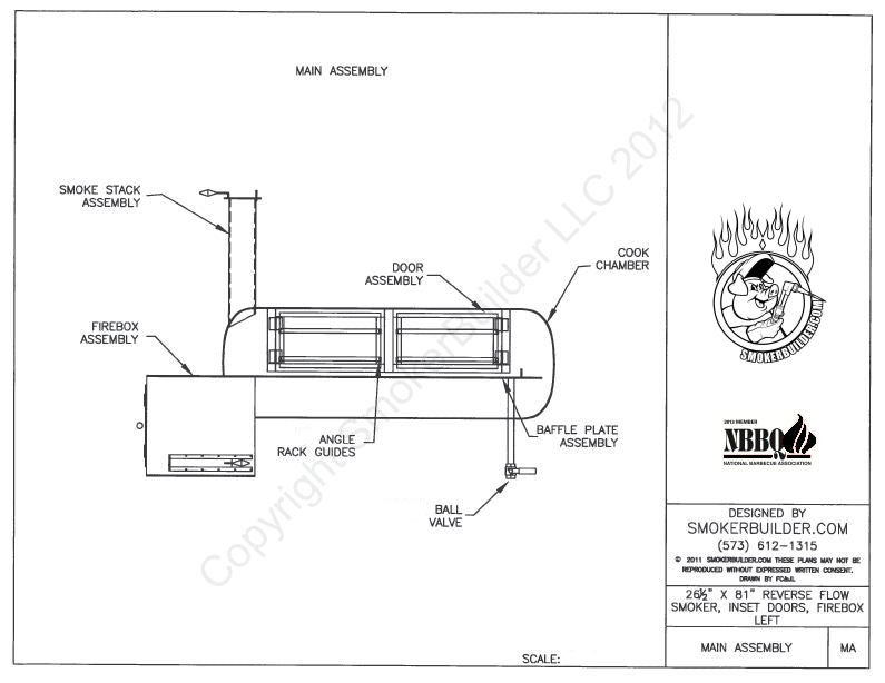 reverse flow smoker blueprint