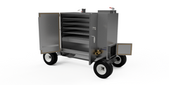 gravity feed smoker cad image