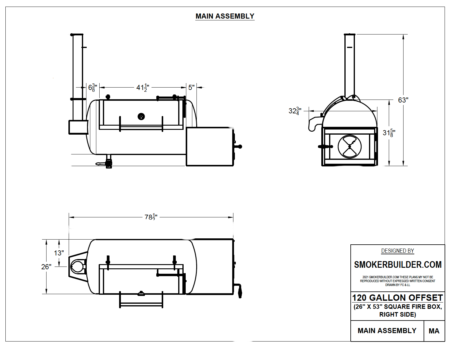 image of smoker blueprint