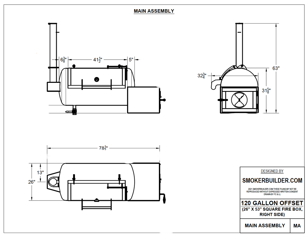 image of smoker blueprint