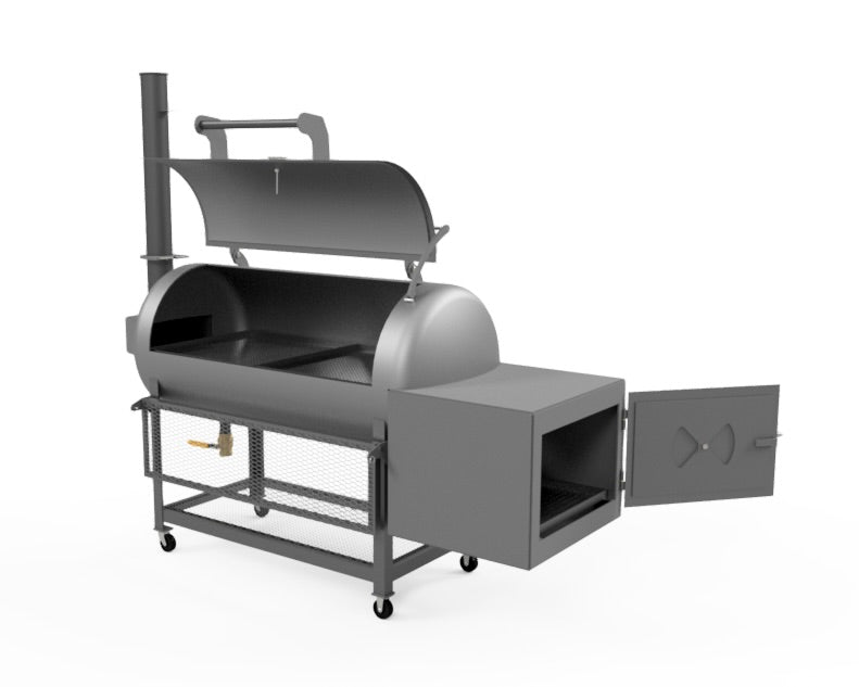 cad image of smoker