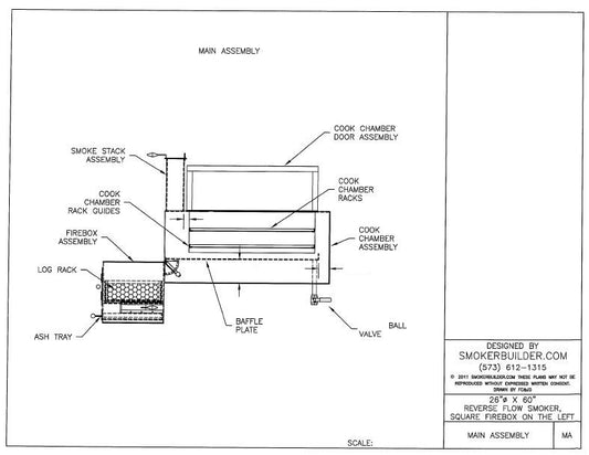 reverse flow smoker blueprint