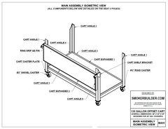 image of smoker cart blueprint