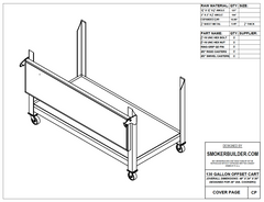 image of smoker cart blueprint