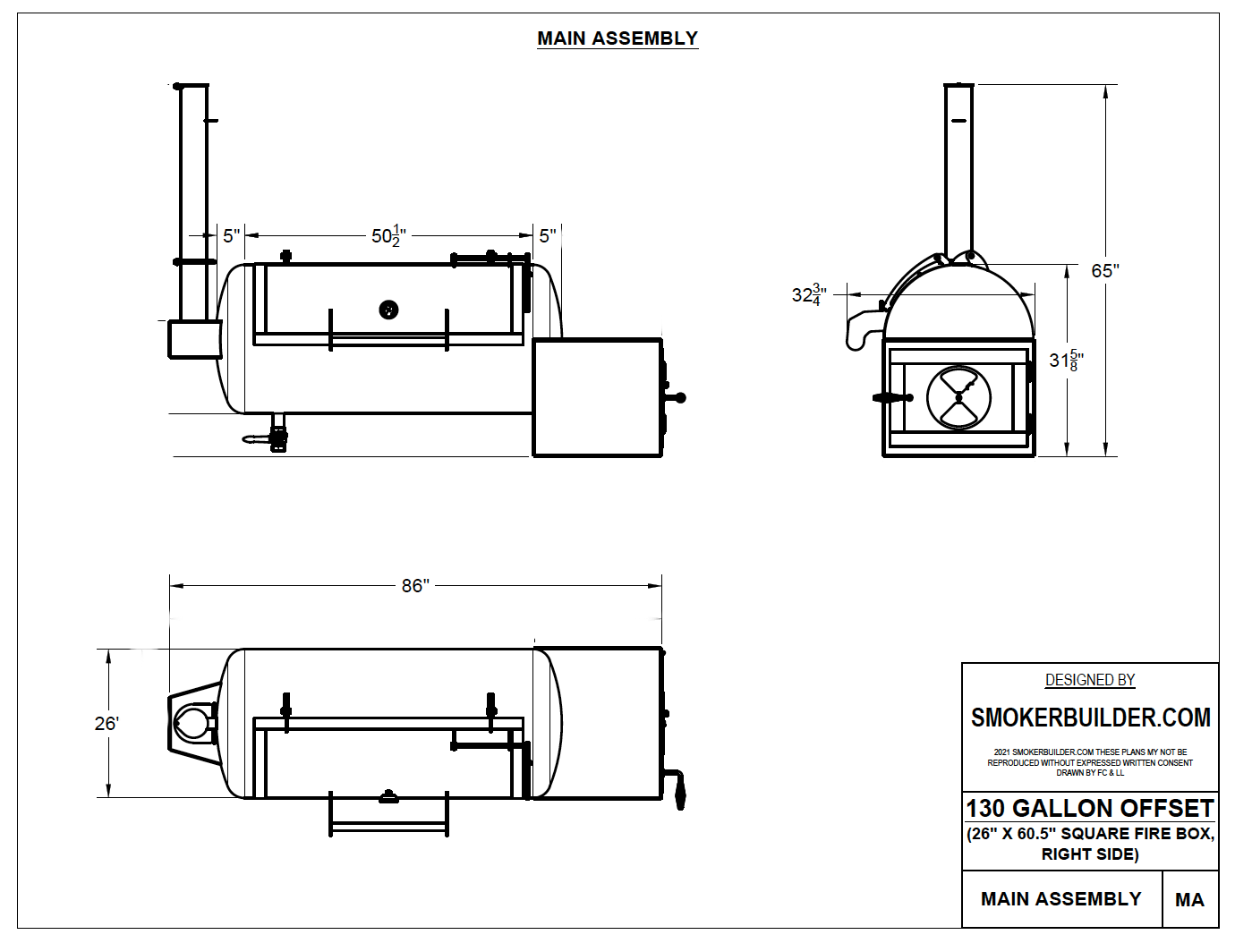 image of smoker blueprint