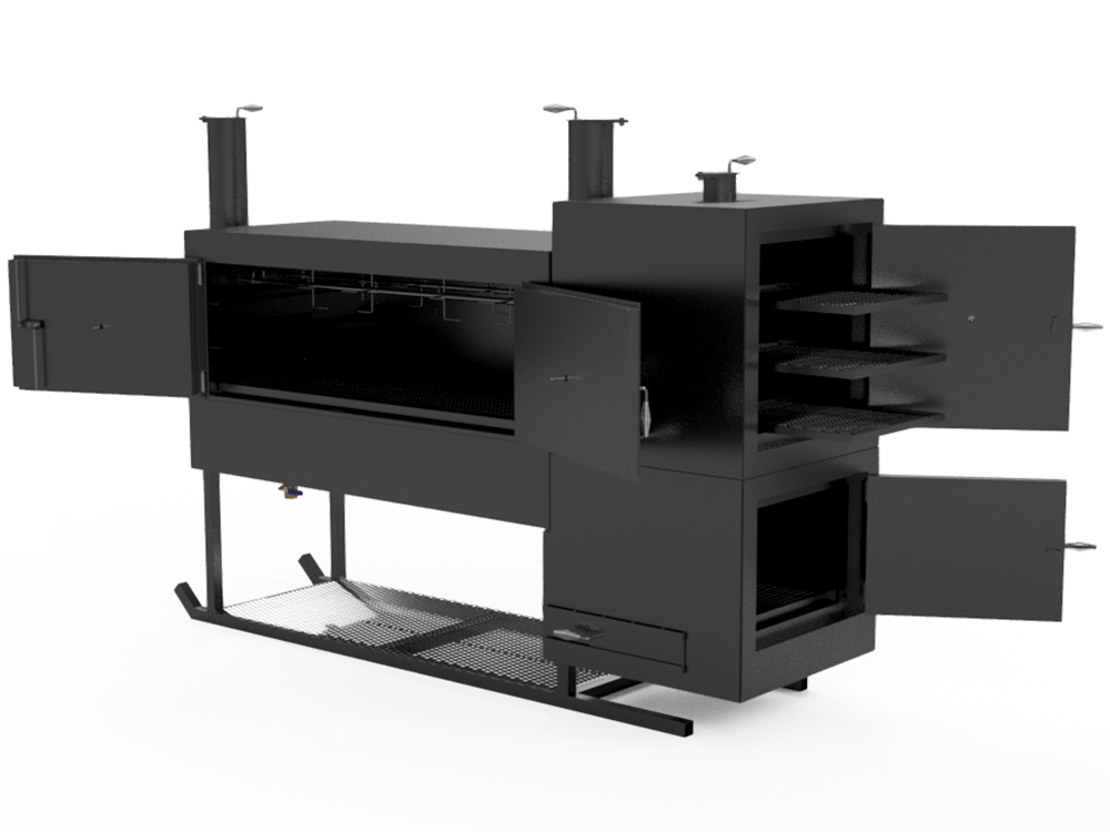 hybrid smoker cad image