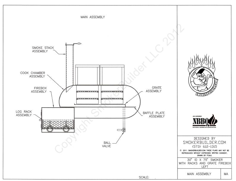 reverse flow smoker blueprint