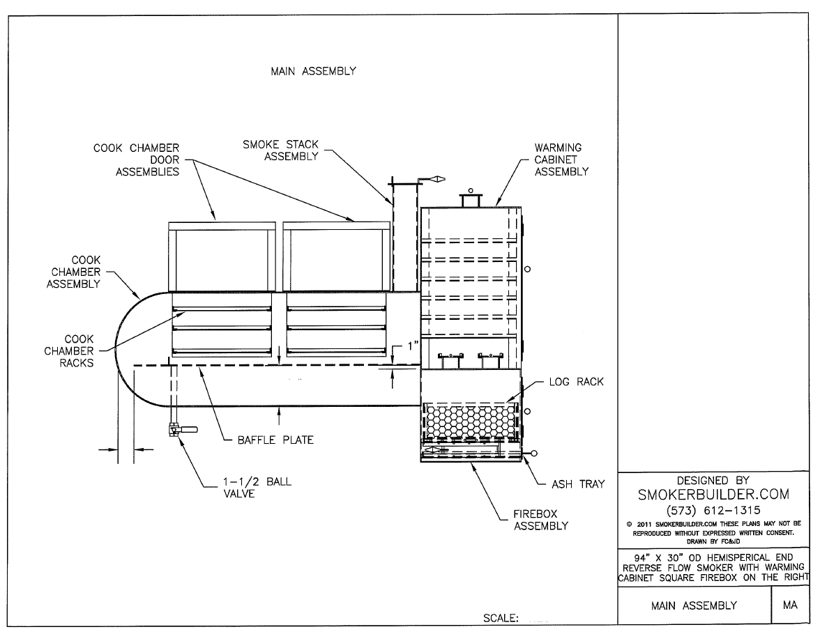reverse flow smoker blueprint