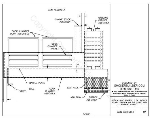 reverse flow smoker blueprint