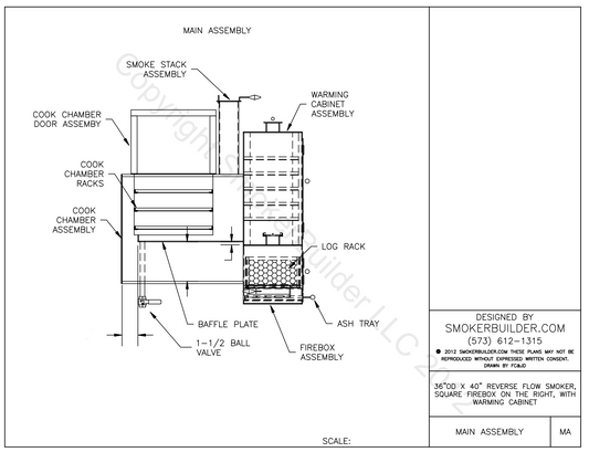 smoker blueprint