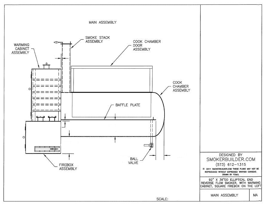 reverse flow smoker blueprint