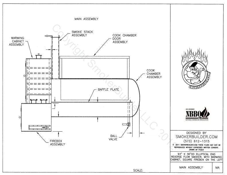reverse flow smoker blueprint