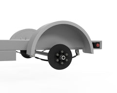 cad image of smoker trailer