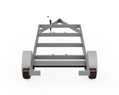 cad image of smoker trailer