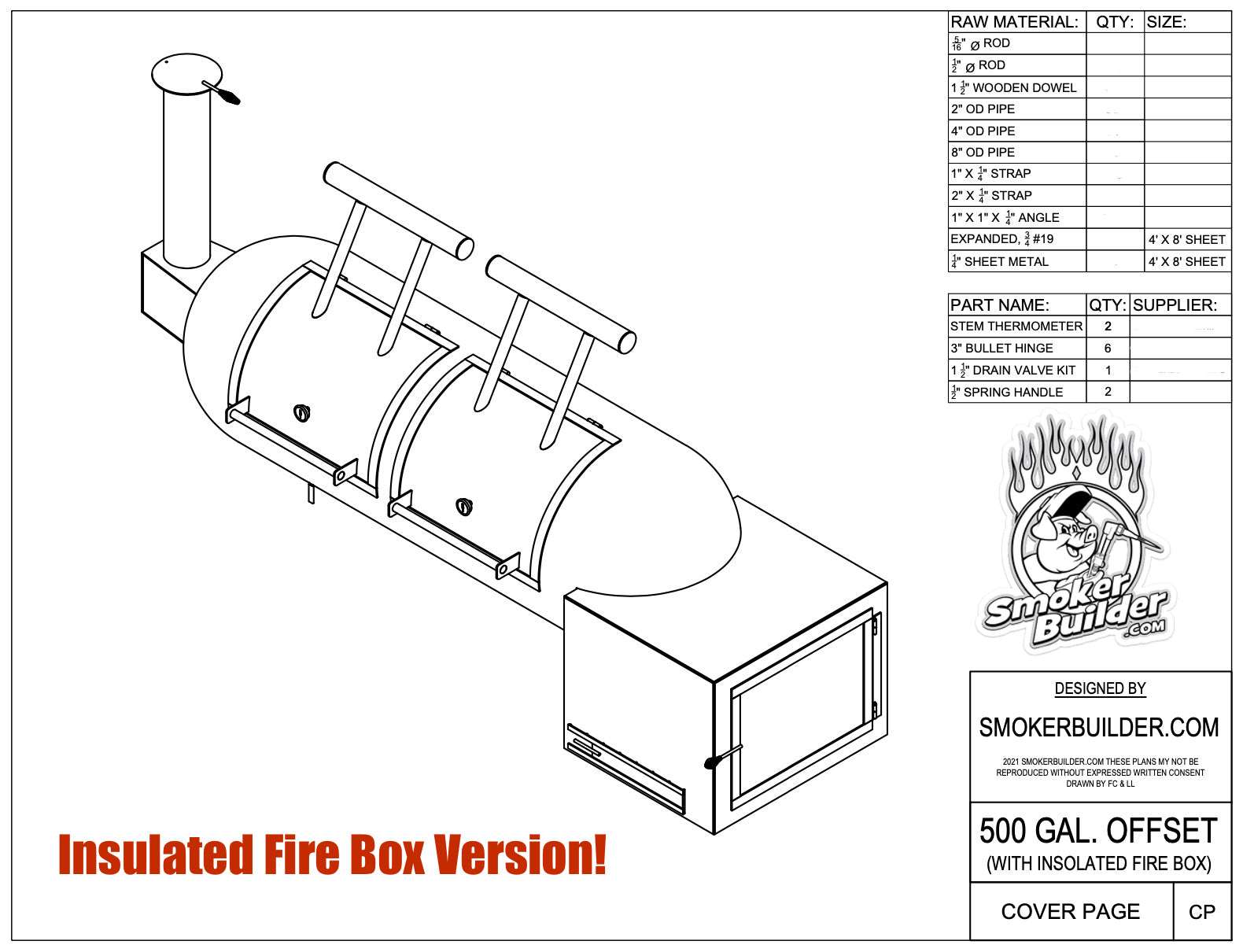 offset smoker blueprint