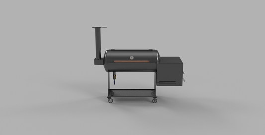 offset smoker cad image