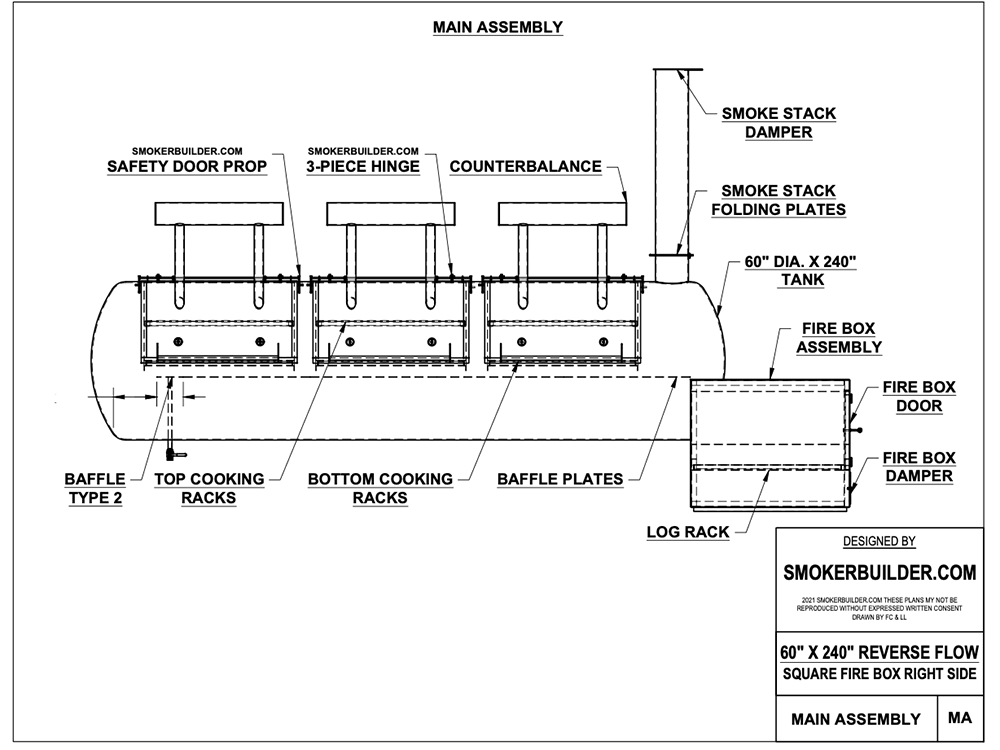 offset smoker blueprint