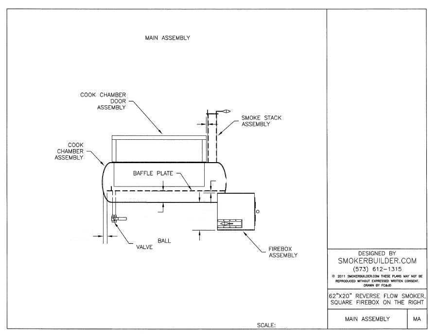reverse flow smoker blueprint