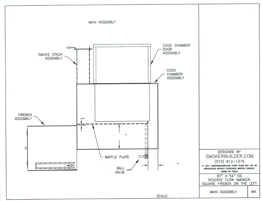 reverse flow smoker blueprint