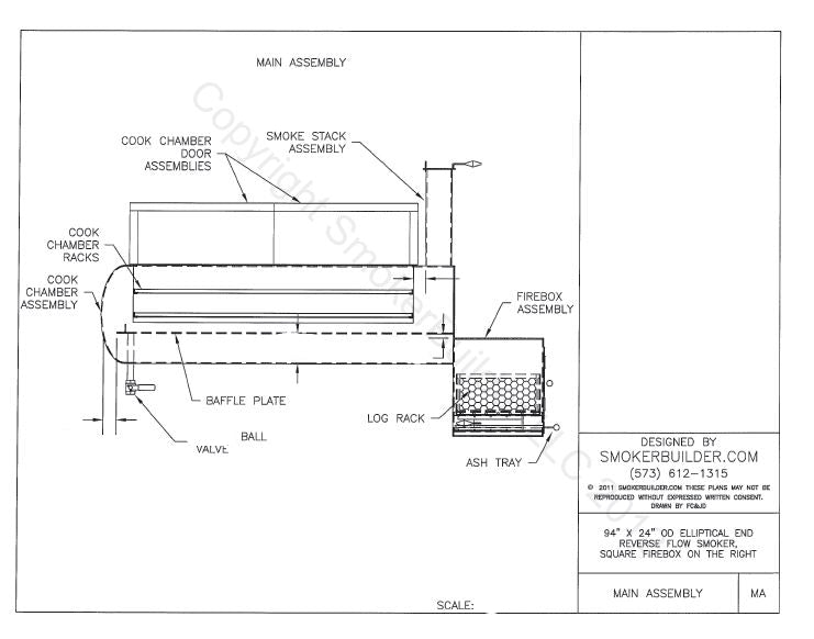 reverse flow smoker blueprint