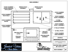 center feed reverse flow smoker blueprint