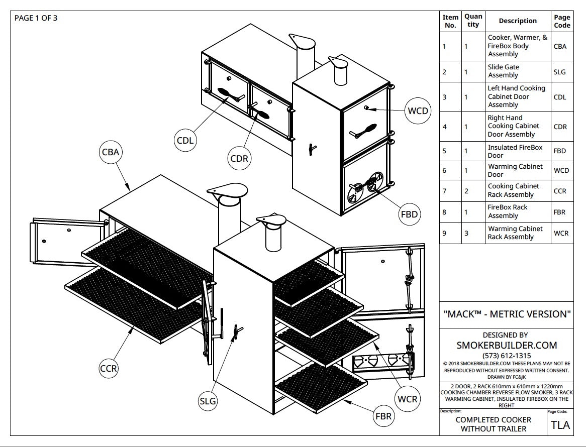 reverse flow smoker blueprint